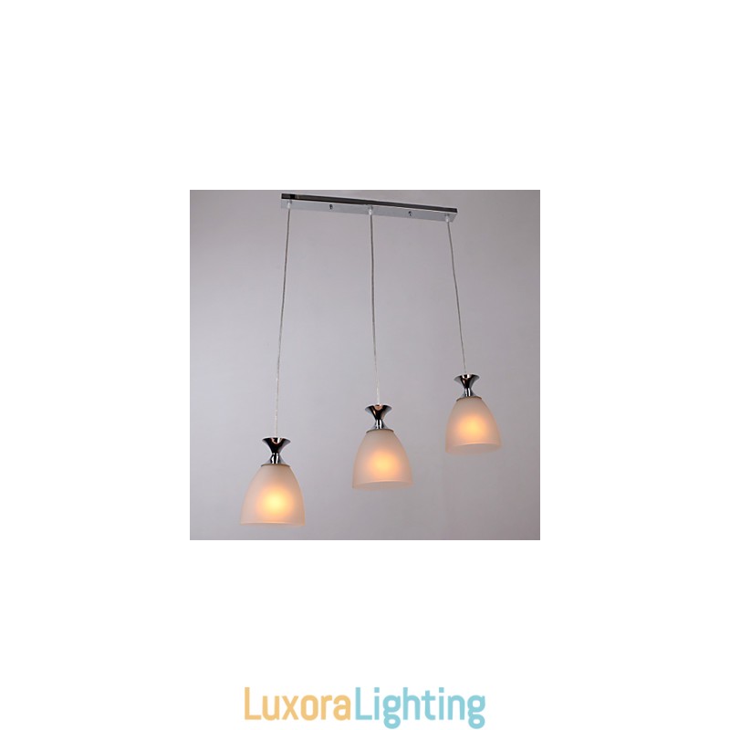 Designer Touch Decorative Modern Contemporary Island Mini Style Chrome Pendant Light