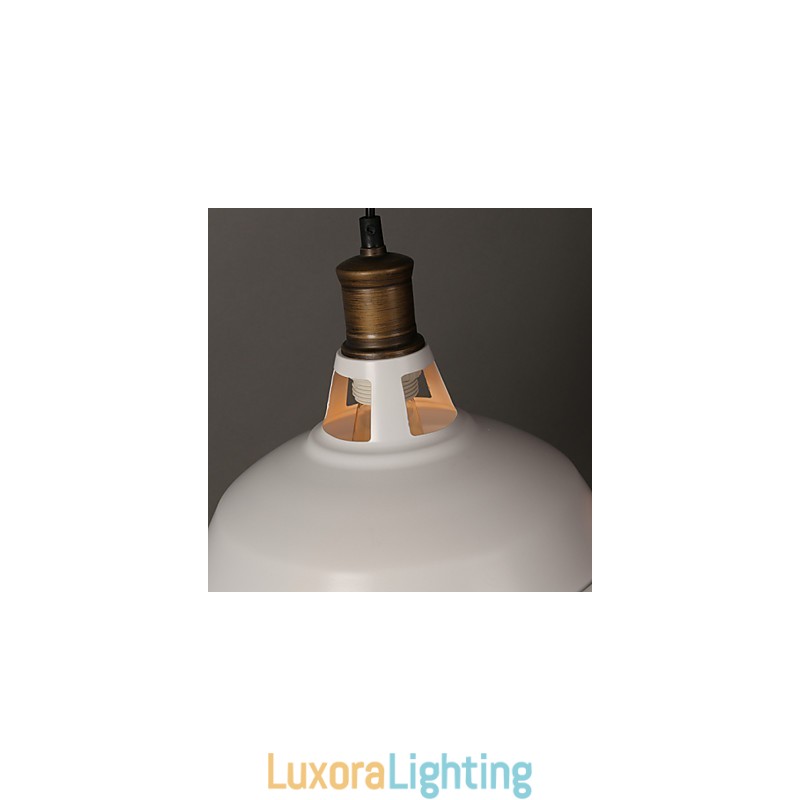 Designer Touch Decorative American Country Style Originality Single Head Wrought Iron Hollow Out Droplight Lamp