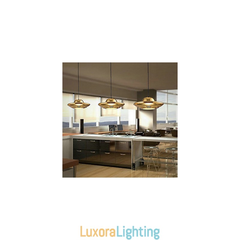 Designer Touch Decorative Country Electroplated Metal Pendant Light Garage