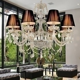 Designer Touch Decorative Elegant Crystal Chandelier with 8 Lights