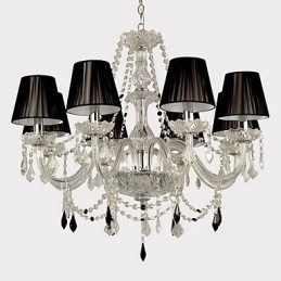 Designer Touch Decorative Elegant Crystal Chandelier with 8 Lights