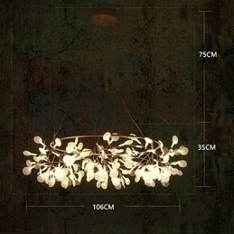 Designer Touch Decorative Country Designers Antique Brass Metal Chandelier