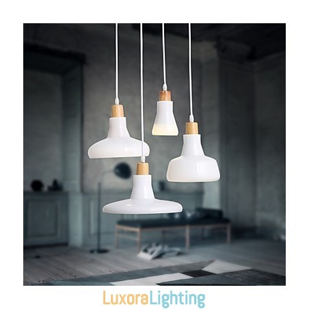 Designer Touch Decorative Creative Characteristic 4 Light Pendant with Iron Shade