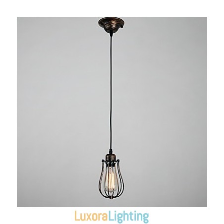 Designer Touch Decorative Country Style Mini Lamp 1 Light Retro