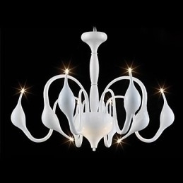 Designer Touch Decorative Modern Contemporary Electroplated Metal Chandelier