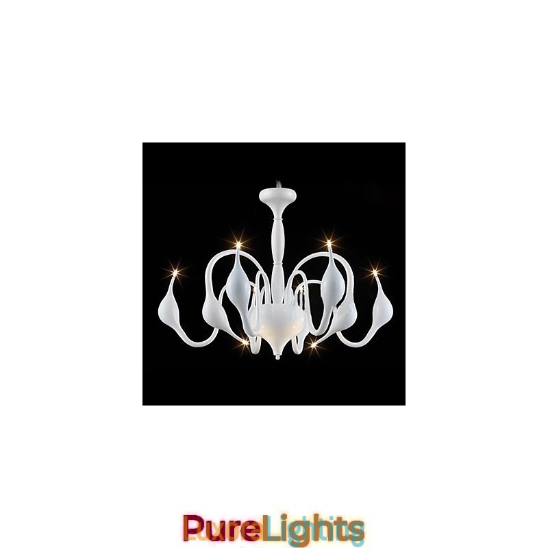 Designer Touch Decorative Modern Contemporary Electroplated Metal Chandelier