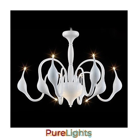 Designer Touch Decorative Modern Contemporary Electroplated Metal Chandelier