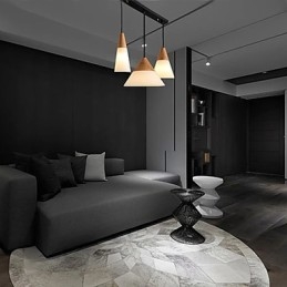 Designer Touch Decorative Modern Contemporary Mini Style Chrome Metal Chandelier