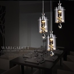 Designer Touch Decorative Modern Contemporary Crystal Others Glass Pendant Light