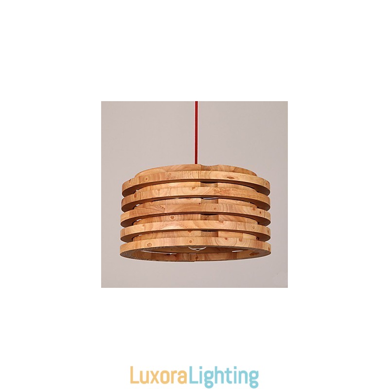 Designer Touch Decorative Willow Wood Lamp Chandelier Wooden