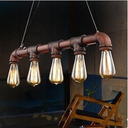 Designer Touch Decorative American Country Industrial Porch Loft Conduit Droplight