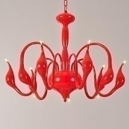 Designer Touch Decorative Modern Contemporary Electroplated Metal Chandelier