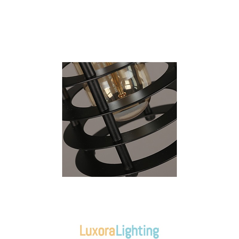 Designer Touch Decorative Retro Circle Of Single Head Lamps And Lanterns Character Art Chandelier Lamp