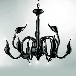 Designer Touch Decorative Modern Contemporary Electroplated Metal Chandelier